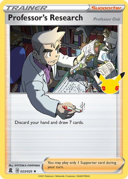 Professor's Research 023/025 Rare Holo - Celebrations 2021