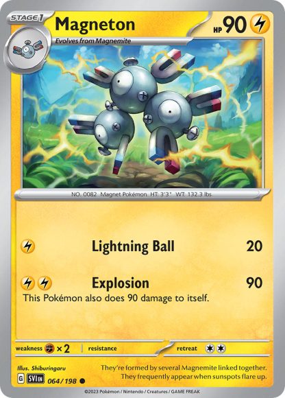 Magneton 064/198 Reverse Holo - Common - Scarlet & Violet 2023