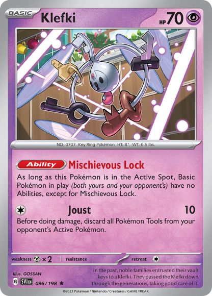 Klefki 096/198 Rare Holo - Scarlet & Violet 2023