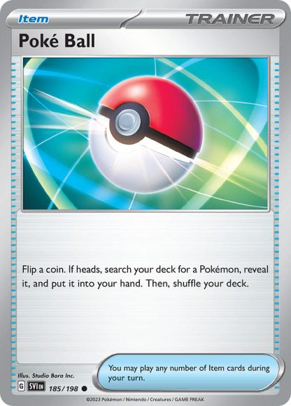 Poke Ball 185/198 Reverse Holo - Common - Scarlet & Violet 2023