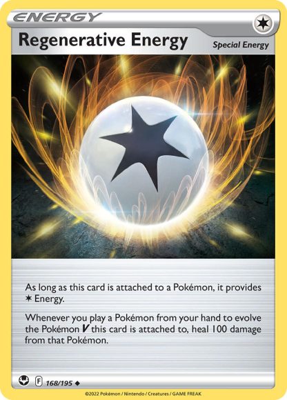 Regenerative Energy 168/195 Reverse Holo Uncommon - Silver Tempest 2022