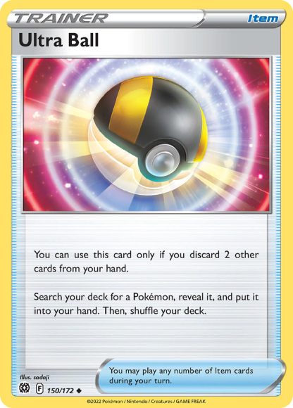 Ultra Ball 150/172 Reverse Holo - Uncommon - Brilliant Stars 2022